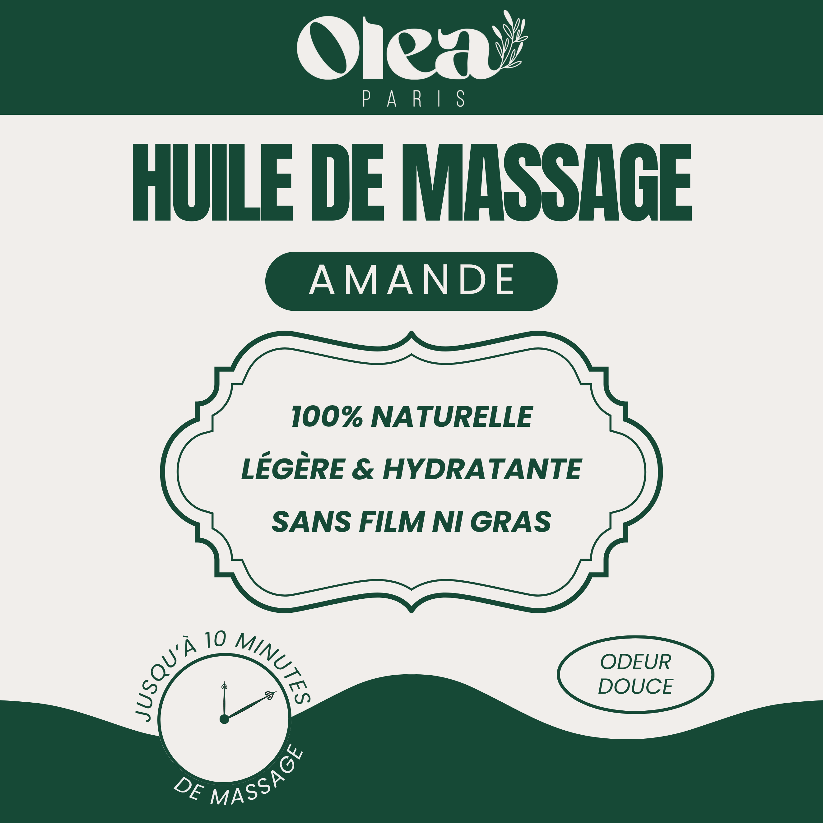 Huile de massage à l'amande