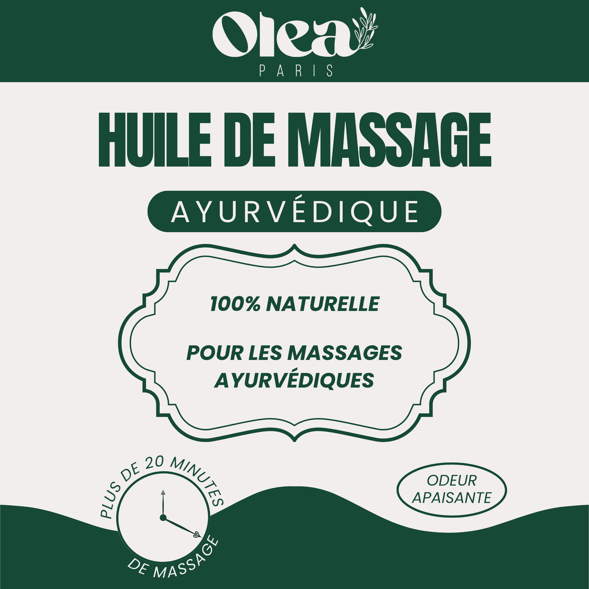 Huile de massage ayurvédique
